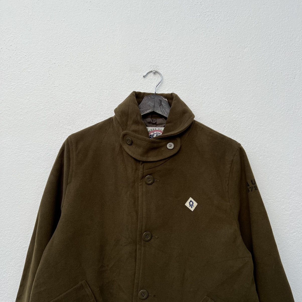 Japanese Brand VINTAGE WORKERS WEAR CUBE SUGAR JACKET MILITARY STYLE Size US M / EU 48-50 / 2 - 3 Thumbnail