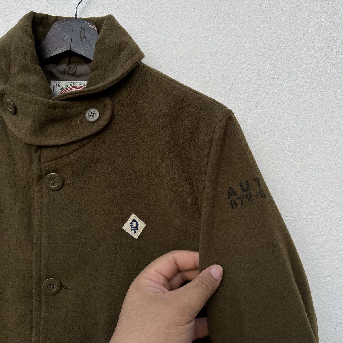Japanese Brand VINTAGE WORKERS WEAR CUBE SUGAR JACKET MILITARY STYLE Size US M / EU 48-50 / 2 - 4 Thumbnail