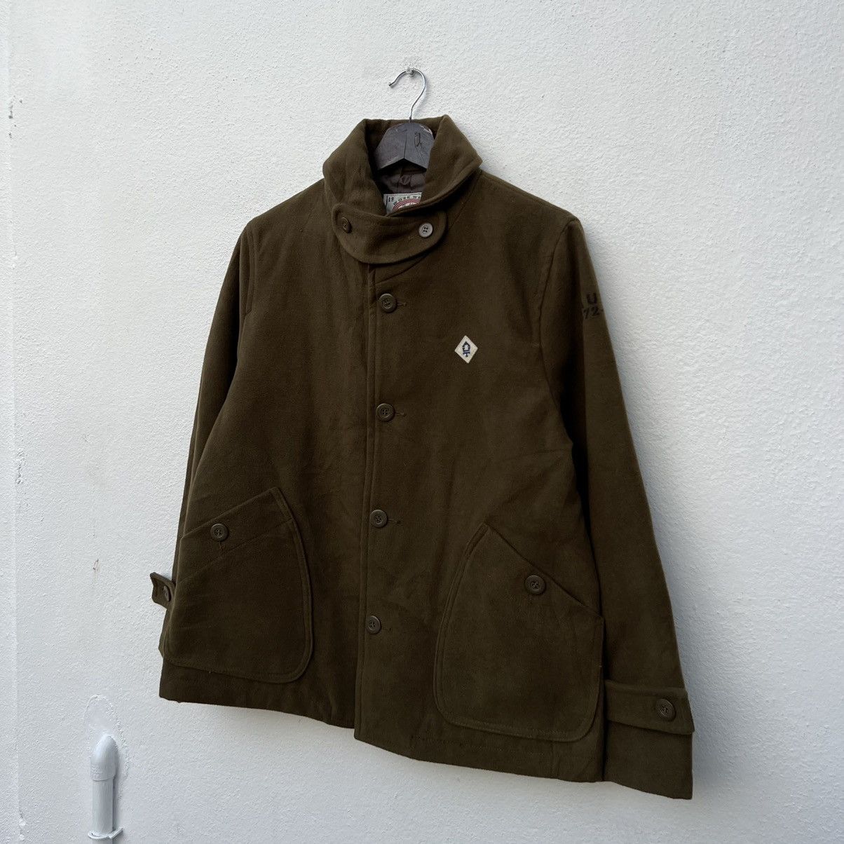 Japanese Brand VINTAGE WORKERS WEAR CUBE SUGAR JACKET MILITARY STYLE Size US M / EU 48-50 / 2 - 2 Thumbnail