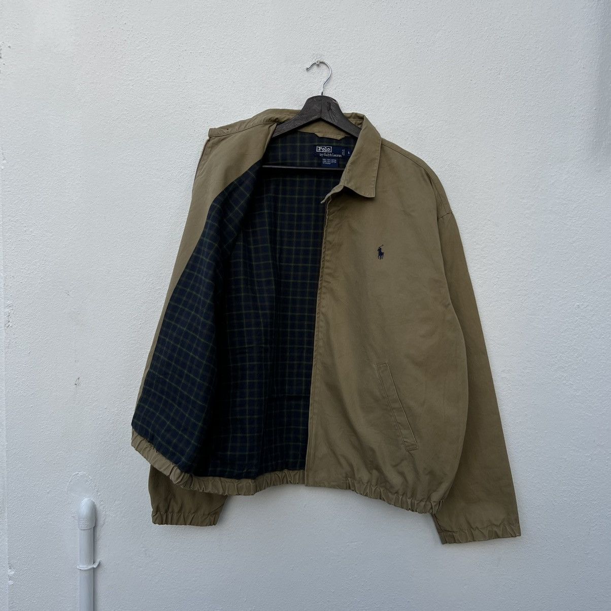 Polo Ralph Lauren VINTAGE JACKET BLANKET TARTAN DESIGN LINING RRL Size US L / EU 52-54 / 3 - 10 Thumbnail