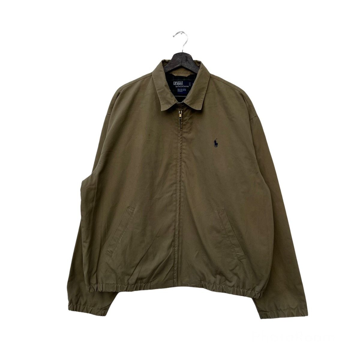 VINTAGE JACKET BLANKET TARTAN DESIGN LINING RRL