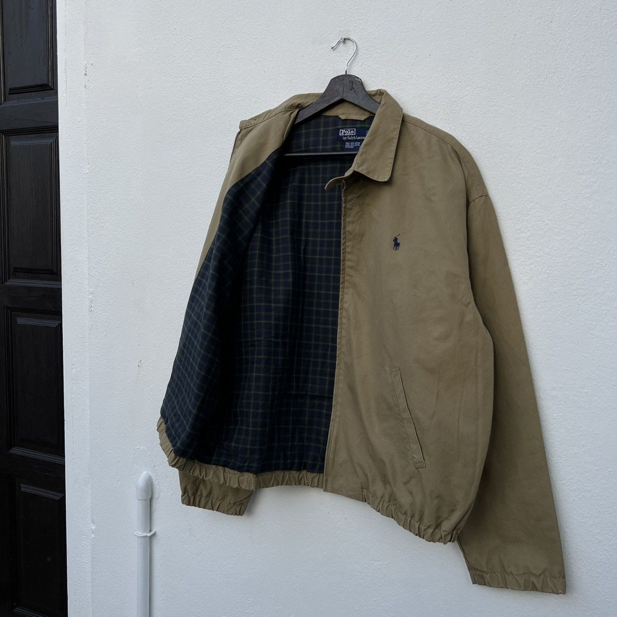 Polo Ralph Lauren VINTAGE JACKET BLANKET TARTAN DESIGN LINING RRL Size US L / EU 52-54 / 3 - 11 Thumbnail