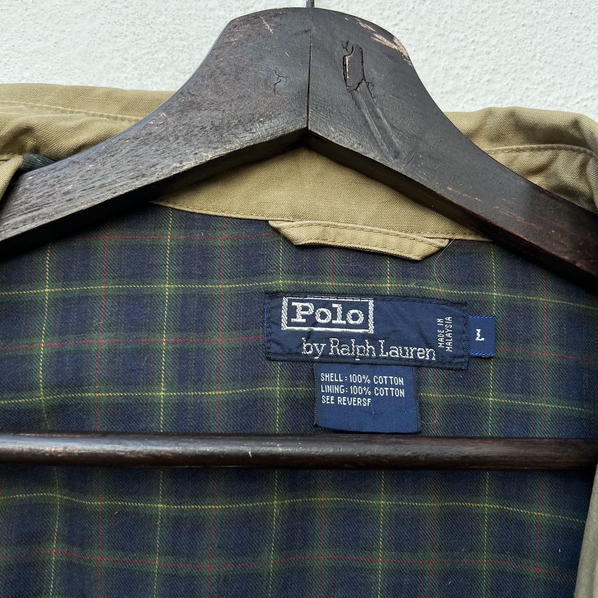 Polo Ralph Lauren VINTAGE JACKET BLANKET TARTAN DESIGN LINING RRL Size US L / EU 52-54 / 3 - 13 Thumbnail