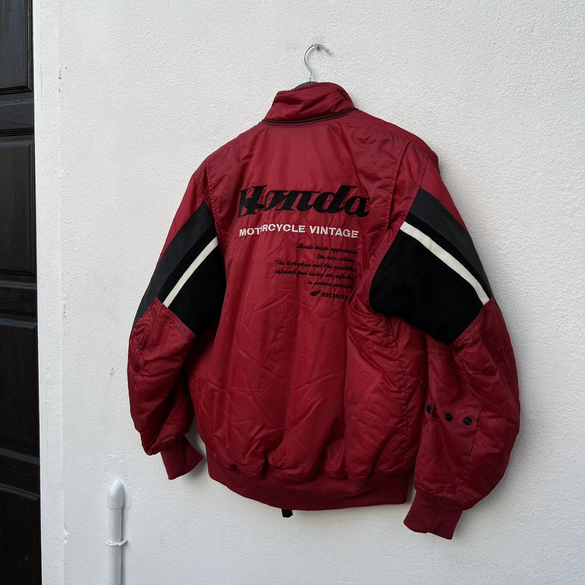 Honda VINTAGE HONDA BIKER JACKET BIG LOGO Size US M / EU 48-50 / 2 - 9 Thumbnail
