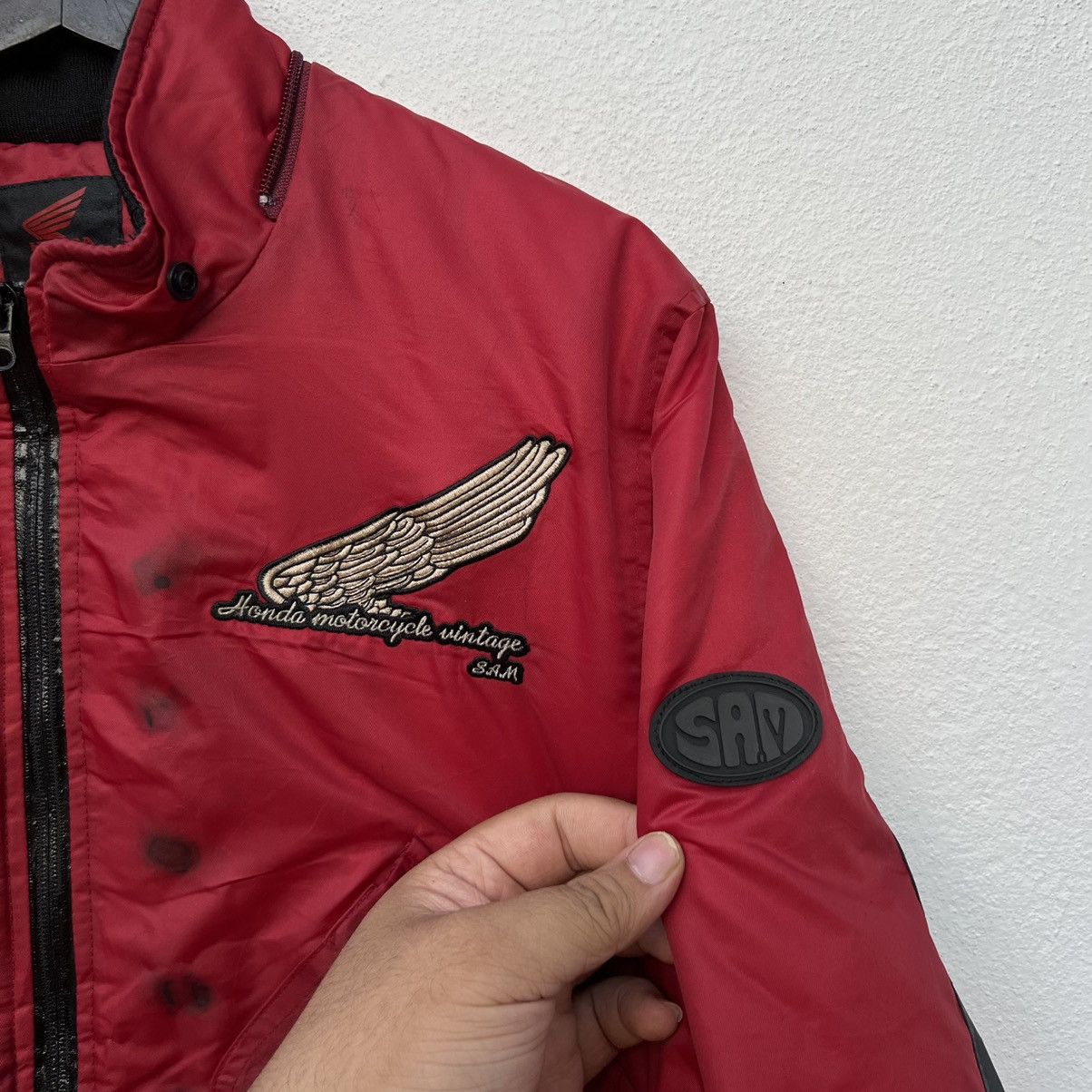 Honda VINTAGE HONDA BIKER JACKET BIG LOGO Size US M / EU 48-50 / 2 - 6 Thumbnail