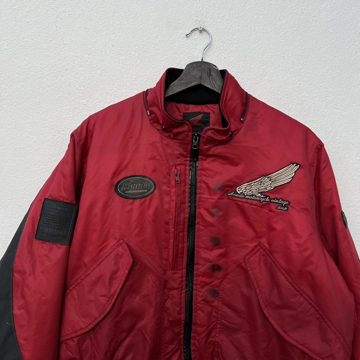 Honda VINTAGE HONDA BIKER JACKET BIG LOGO Size US M / EU 48-50 / 2 - 4 Thumbnail