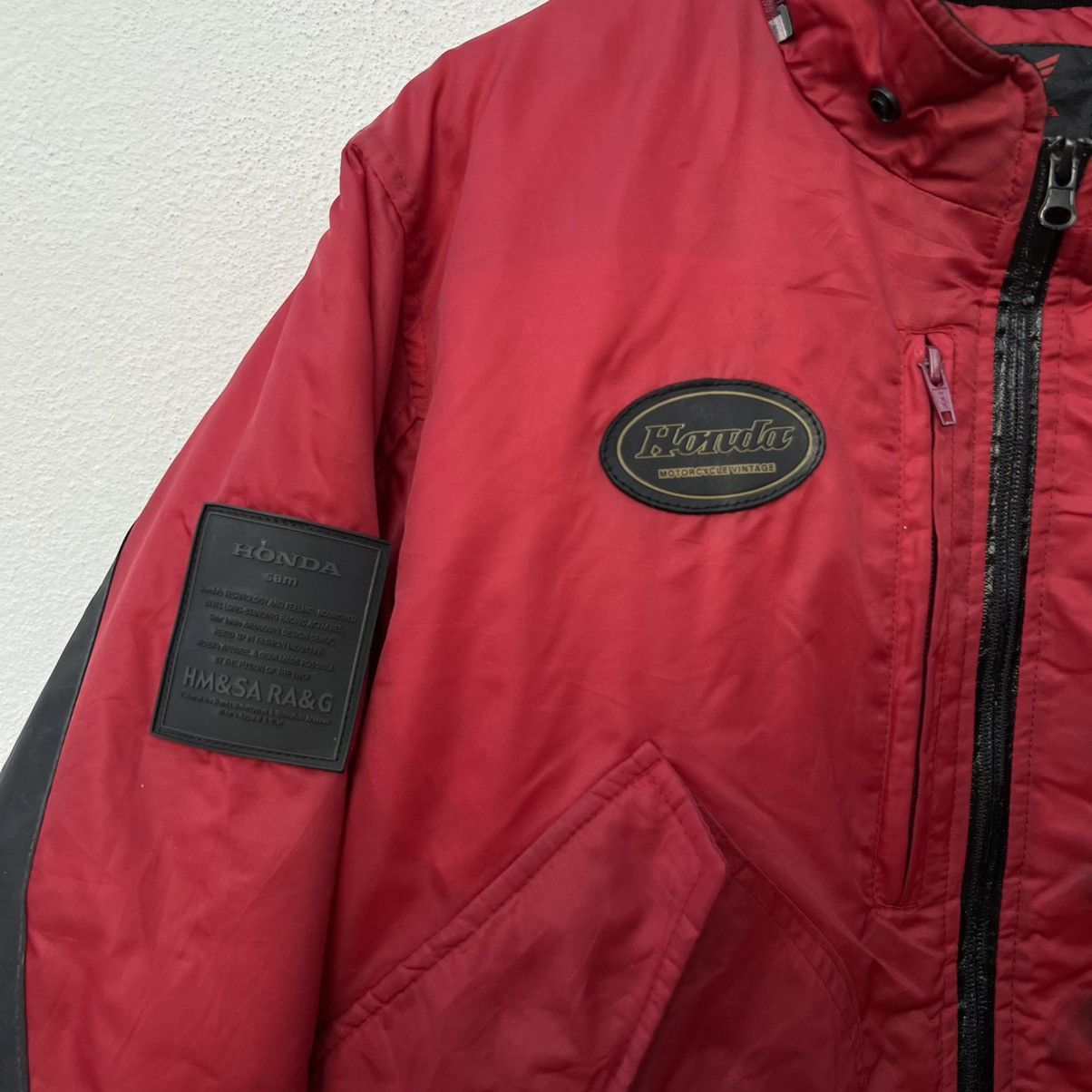 Honda VINTAGE HONDA BIKER JACKET BIG LOGO Size US M / EU 48-50 / 2 - 5 Thumbnail