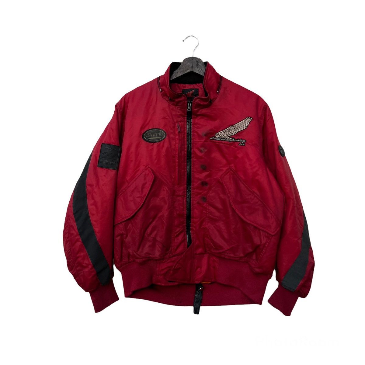 Honda VINTAGE HONDA BIKER JACKET BIG LOGO Size US M / EU 48-50 / 2 - 1 Thumbnail