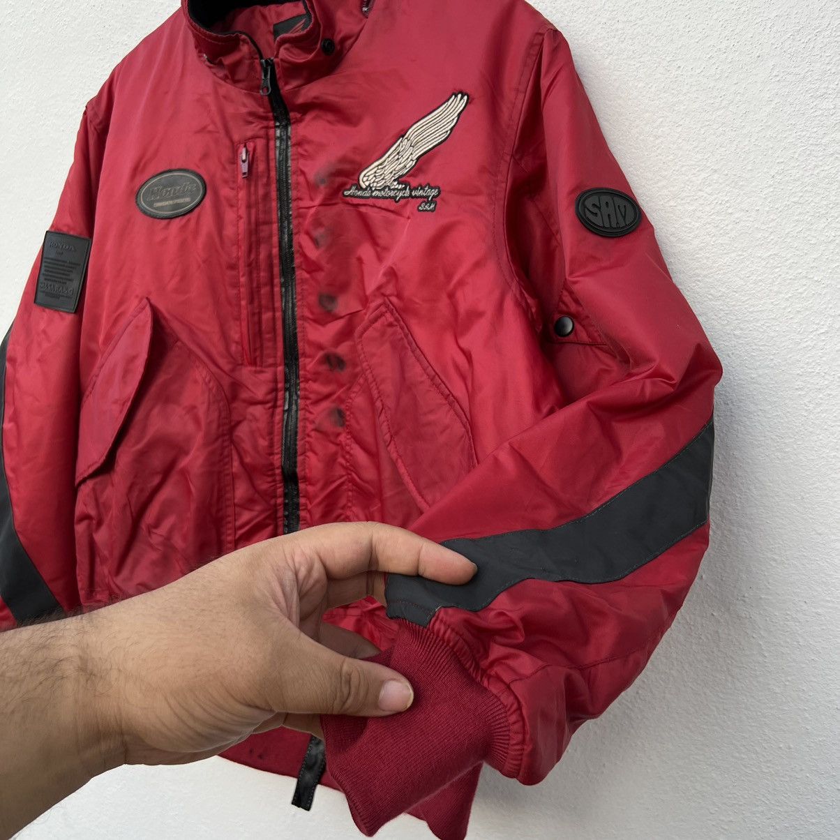 Honda VINTAGE HONDA BIKER JACKET BIG LOGO Size US M / EU 48-50 / 2 - 8 Thumbnail