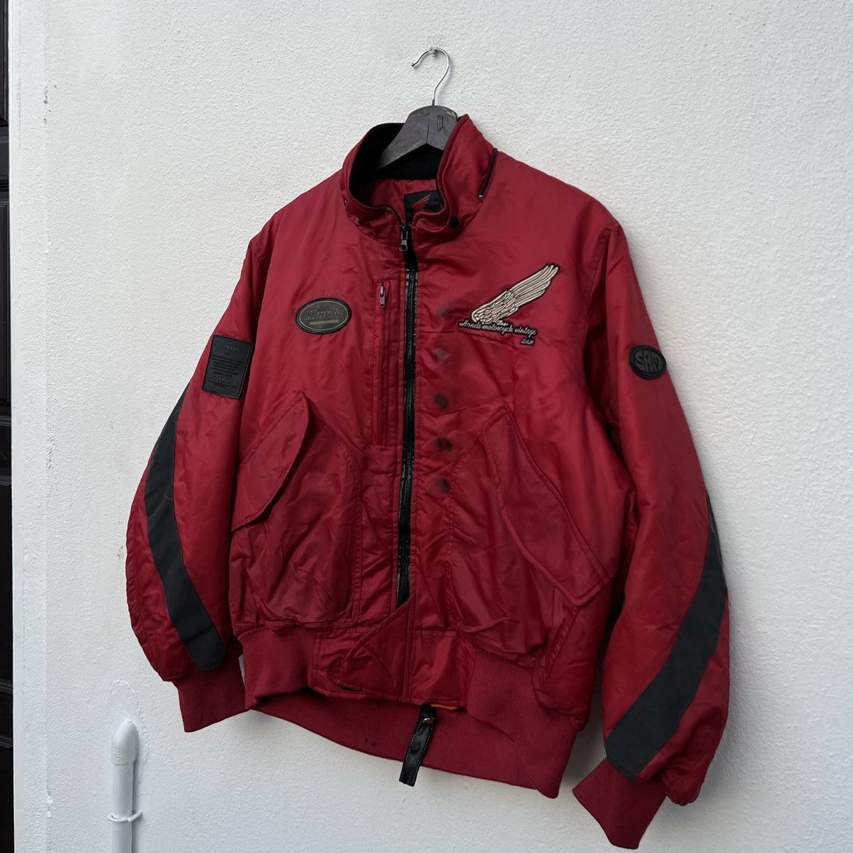 Honda VINTAGE HONDA BIKER JACKET BIG LOGO Size US M / EU 48-50 / 2 - 3 Thumbnail
