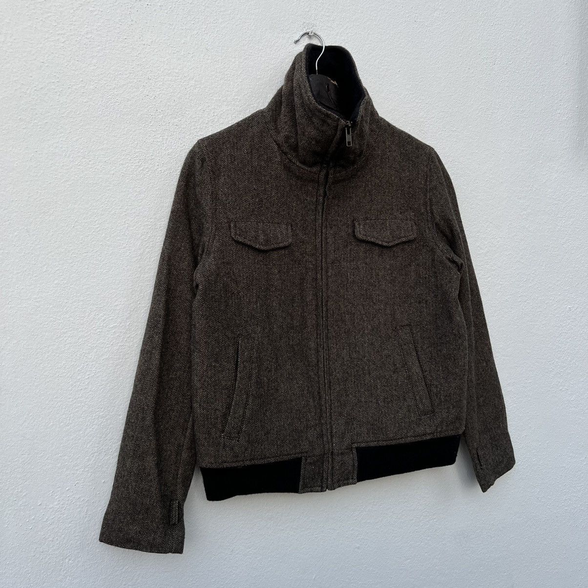 Japanese Brand CROPPED CARGO JACKET SHUCA JAPAN BIKER STYLE Size US M / EU 48-50 / 2 - 5 Thumbnail