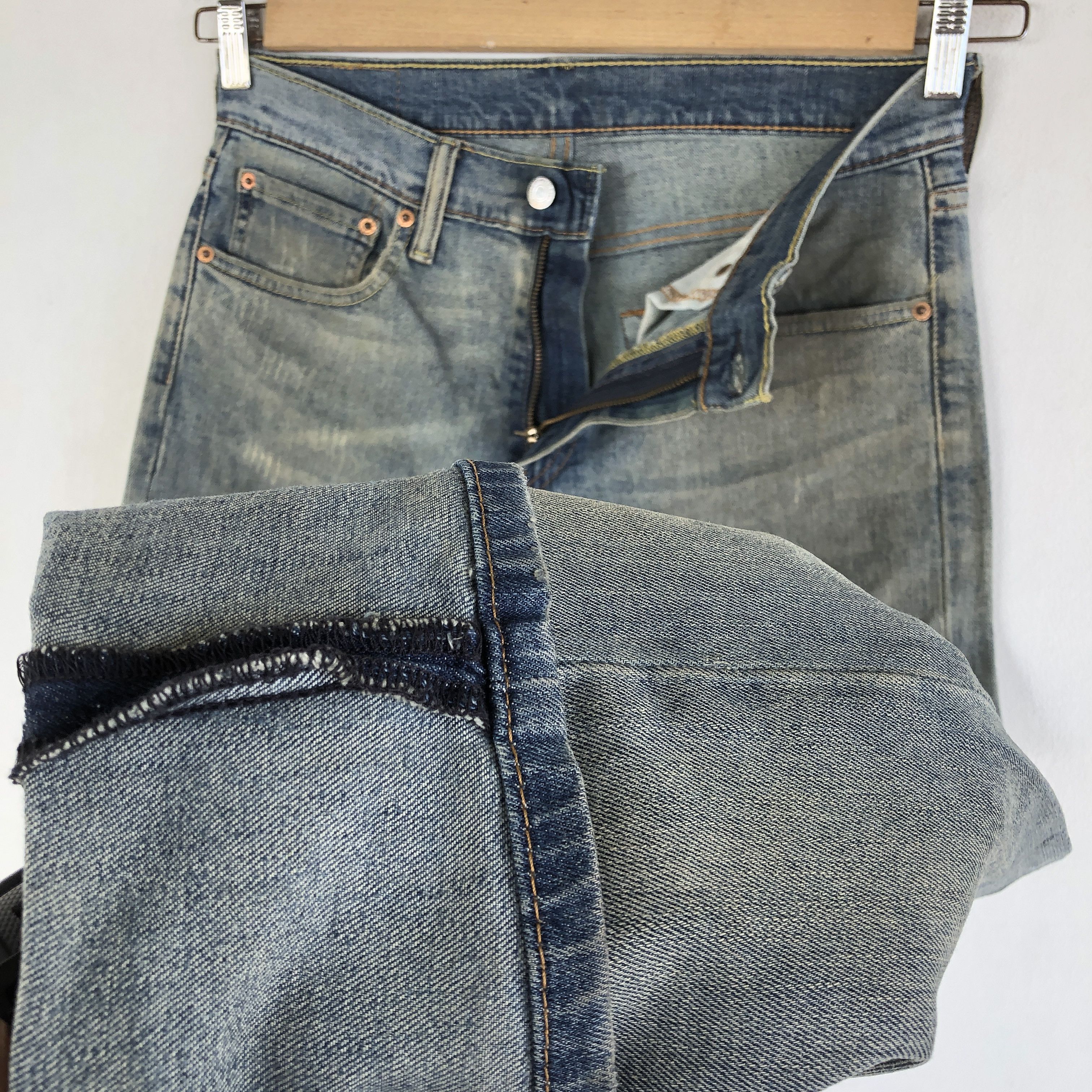 Levi's Vintage Levis Distressed Jeans Levi's Slim Tapered Denim Size US 30 / EU 46 - 7 Thumbnail