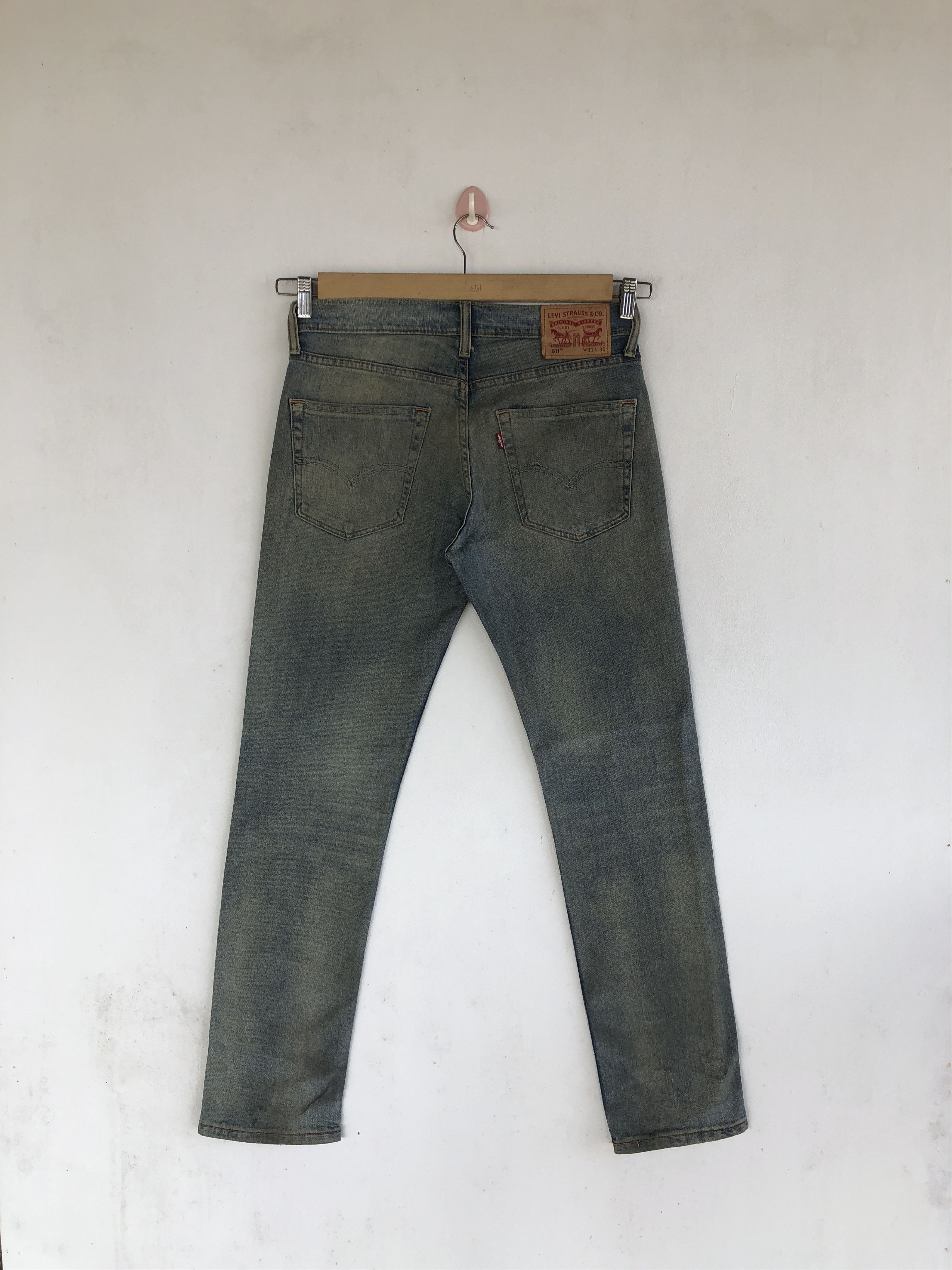 Levi's Vintage Levis Distressed Jeans Levi's Slim Tapered Denim Size US 30 / EU 46 - 2 Thumbnail