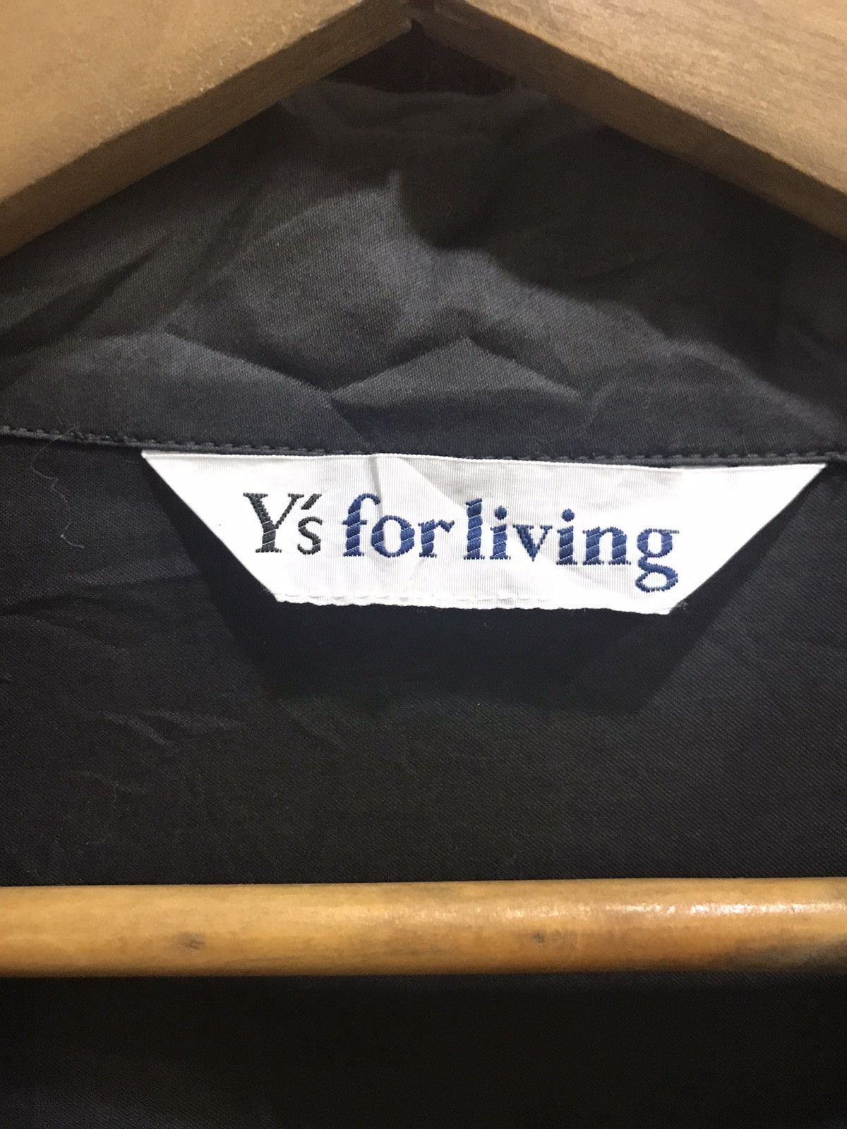 Yohji Yamamoto Ys for Living black shirt button up Size US M / EU 48-50 / 2 - 4 Thumbnail