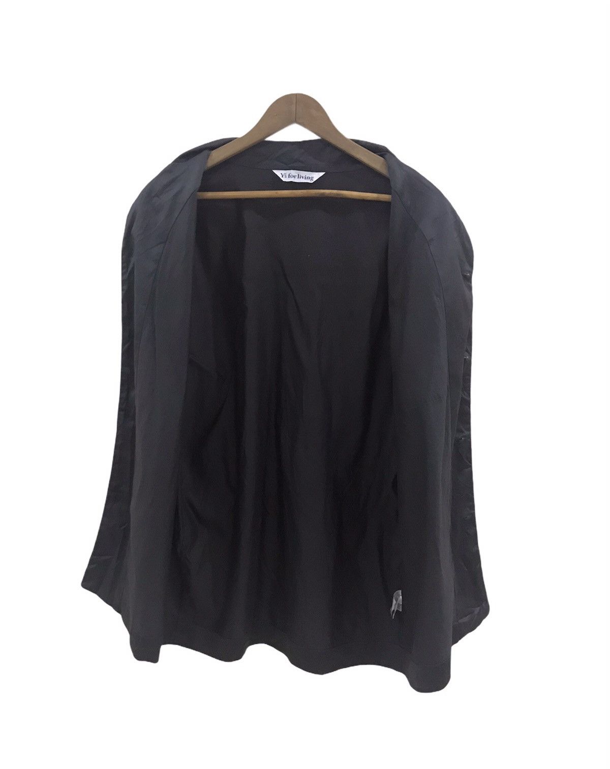 Yohji Yamamoto Ys for Living black shirt button up Size US M / EU 48-50 / 2 - 7 Thumbnail