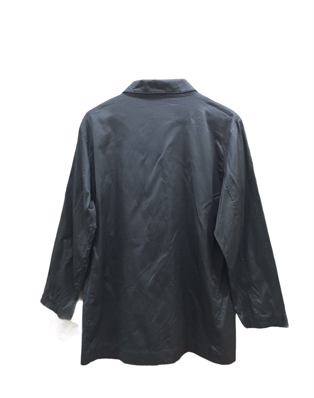 Yohji Yamamoto Ys for Living black shirt button up Size US M / EU 48-50 / 2 - 2 Thumbnail