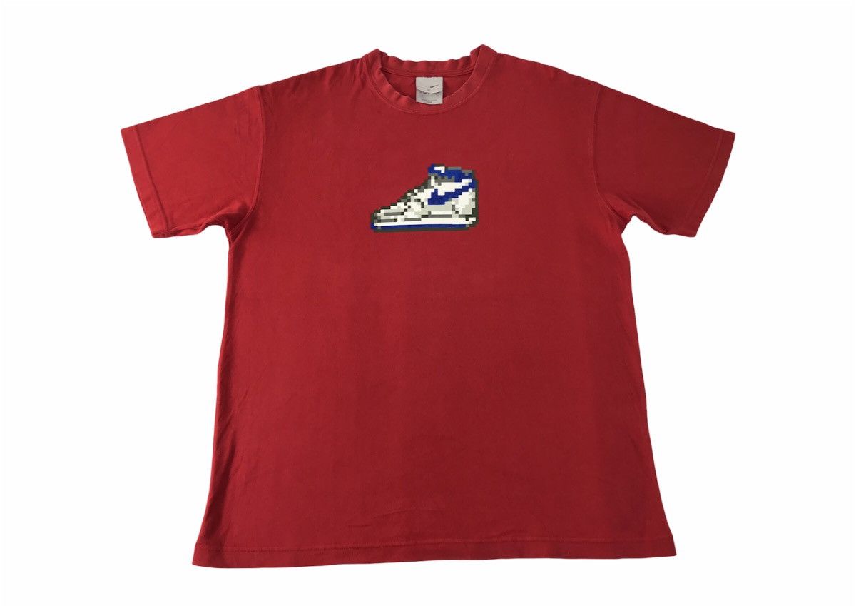 Nike Hype Nike Blue Air Force 1 8Bit Design Tee Size US XL / EU 56 / 4 - 1 Thumbnail