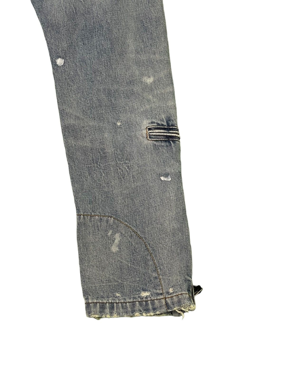 Japanese Brand Multizipped Denim Punk Rna Japan Cropped Boot Low Rise 2🟦3 Size US 30 / EU 46 - 15 Thumbnail