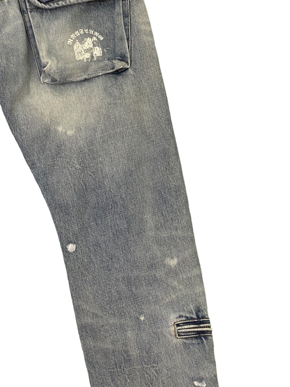 Japanese Brand Multizipped Denim Punk Rna Japan Cropped Boot Low Rise 2🟦3 Size US 30 / EU 46 - 17 Thumbnail