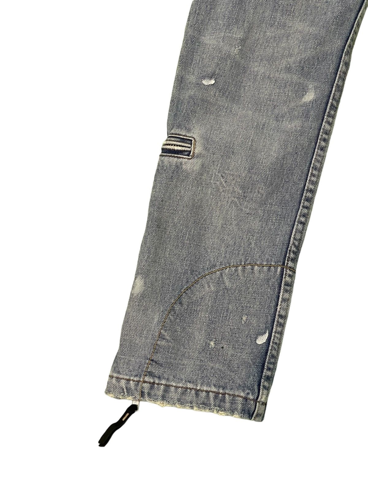 Japanese Brand Multizipped Denim Punk Rna Japan Cropped Boot Low Rise 2🟦3 Size US 30 / EU 46 - 16 Thumbnail