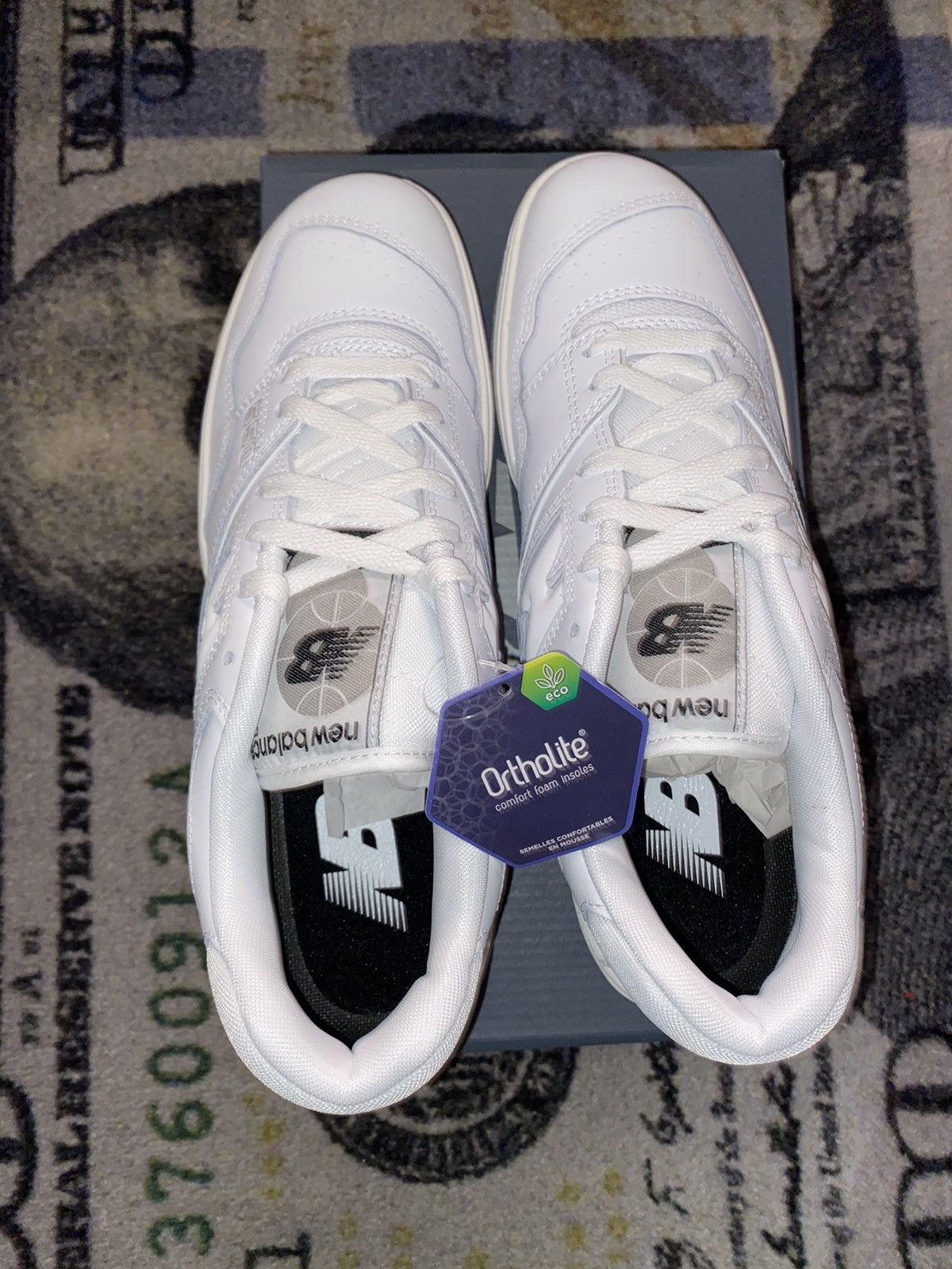 New Balance New Balance 550 White Grey (6.5Y Grade School) Size US 8 / IT 38 - 5 Thumbnail