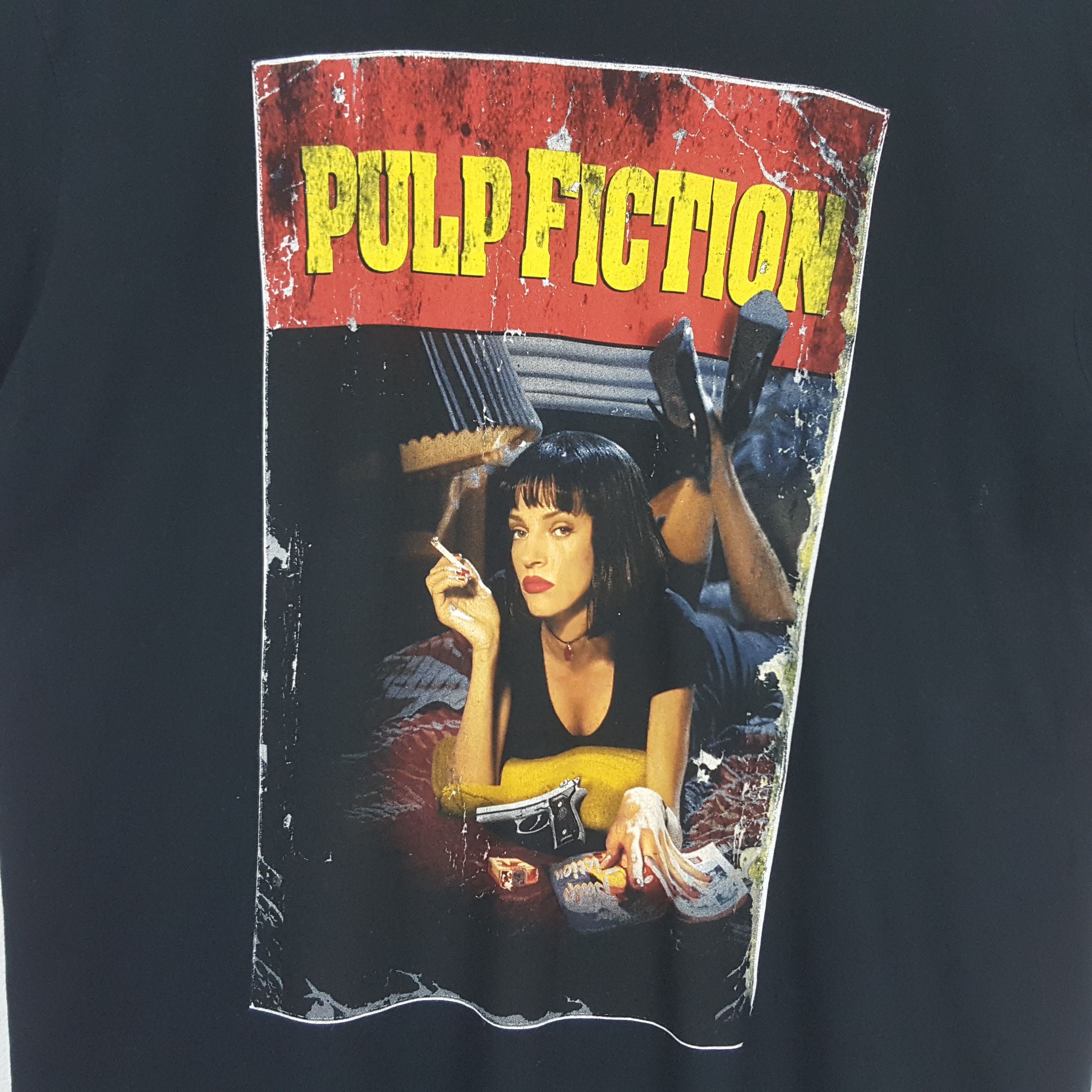 Vintage Vintage PULP FICTION American Comedy Crime Movie t-shirt Size US XL / EU 56 / 4 - 3 Thumbnail