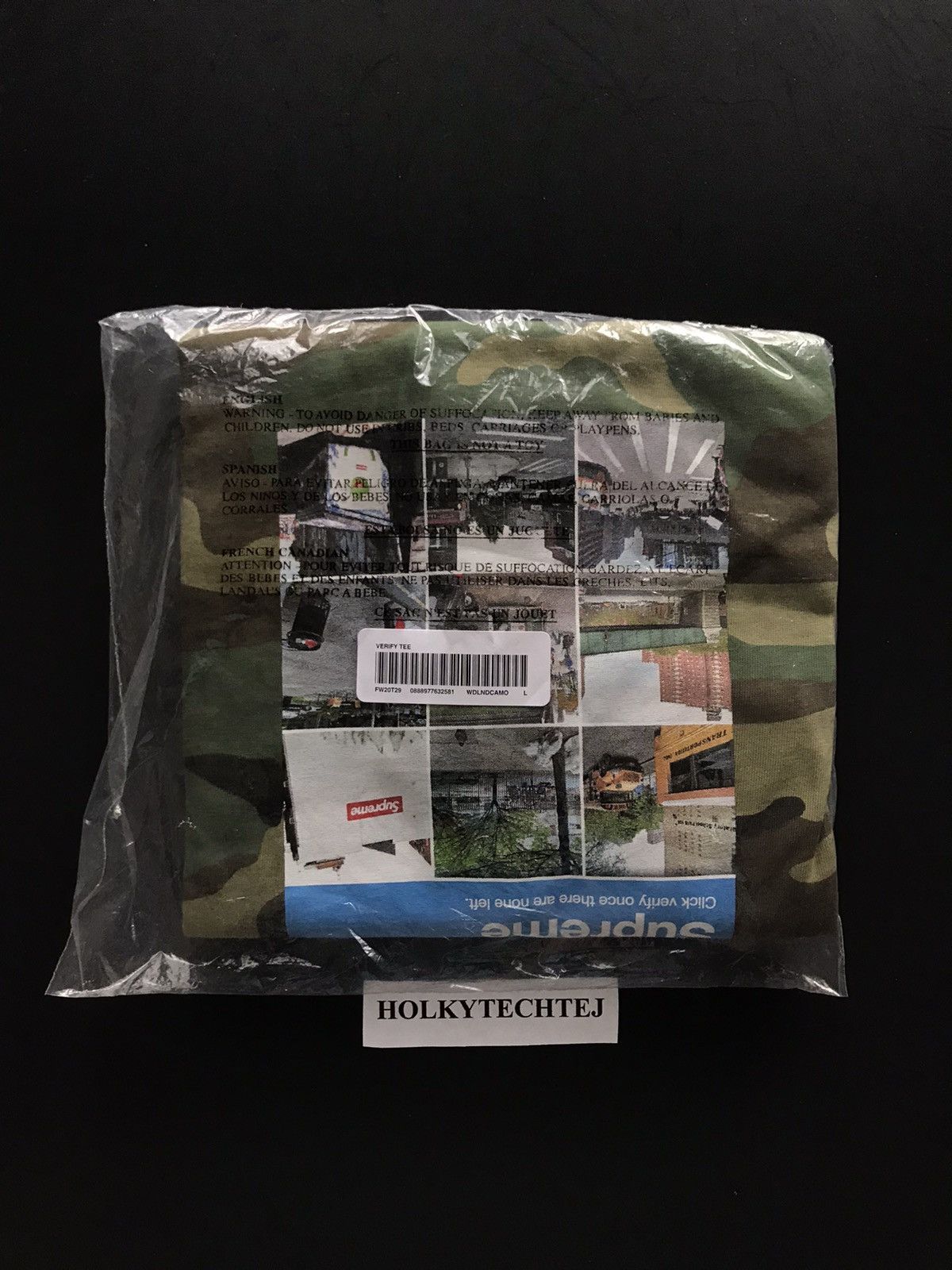 Supreme Supreme Verify Tee Size US L / EU 52-54 / 3 - 1 Preview
