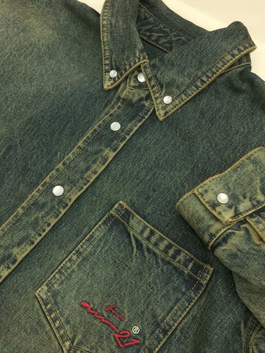 Martine Rose Embroidered Logo Denim Shirt Size US L / EU 52-54 / 3 - 9 Thumbnail