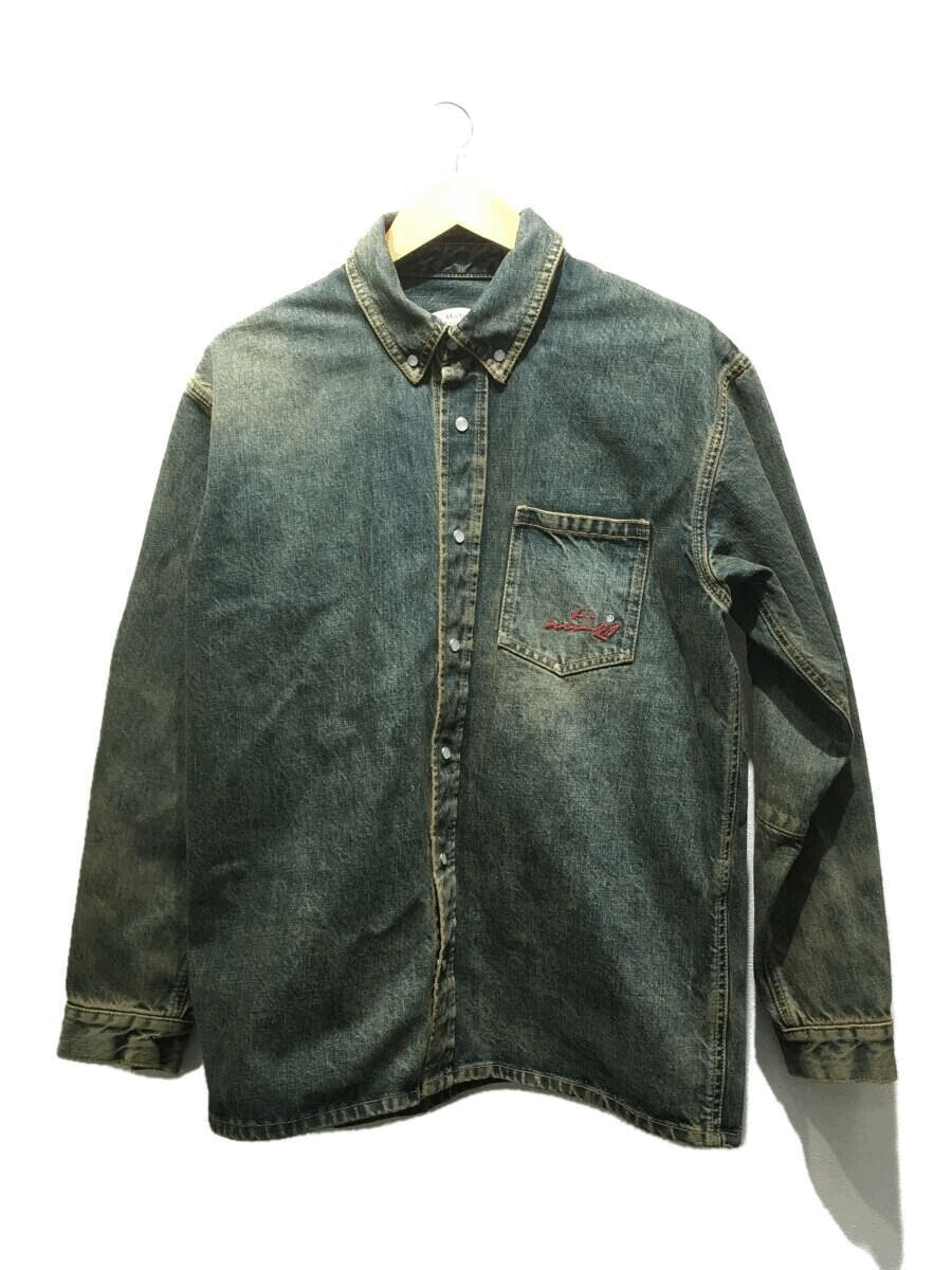 Martine Rose Embroidered Logo Denim Shirt Size US L / EU 52-54 / 3 - 1 Thumbnail