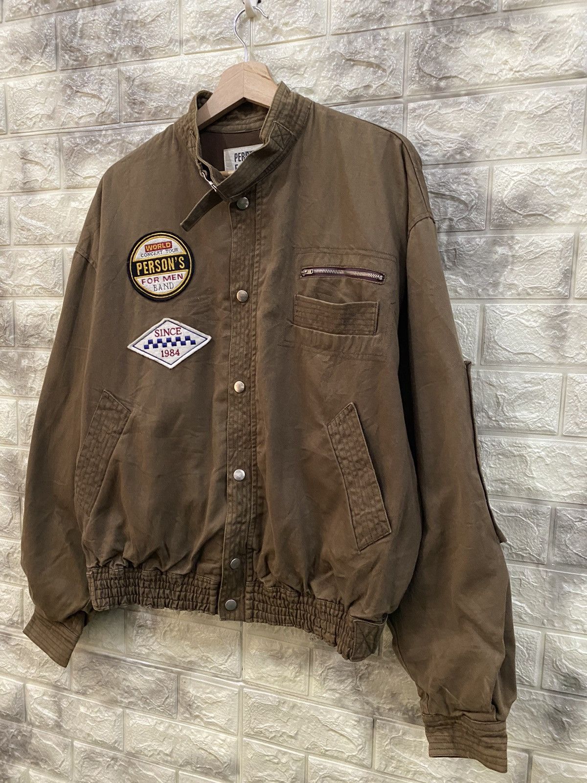 PERSON'S × Vintage Vintage Person’s Bomber cotton Jacket Size US M / EU 48-50 / 2 - 3 Thumbnail