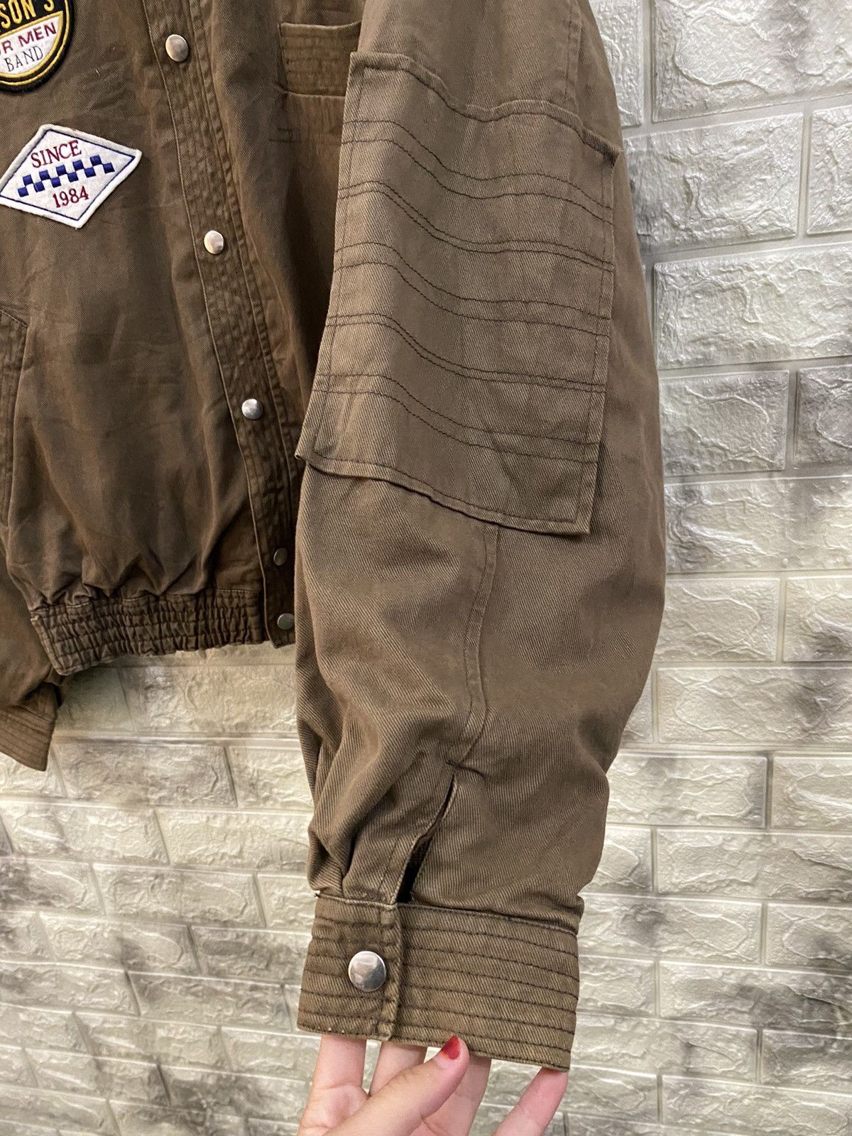 PERSON'S × Vintage Vintage Person’s Bomber cotton Jacket Size US M / EU 48-50 / 2 - 12 Thumbnail