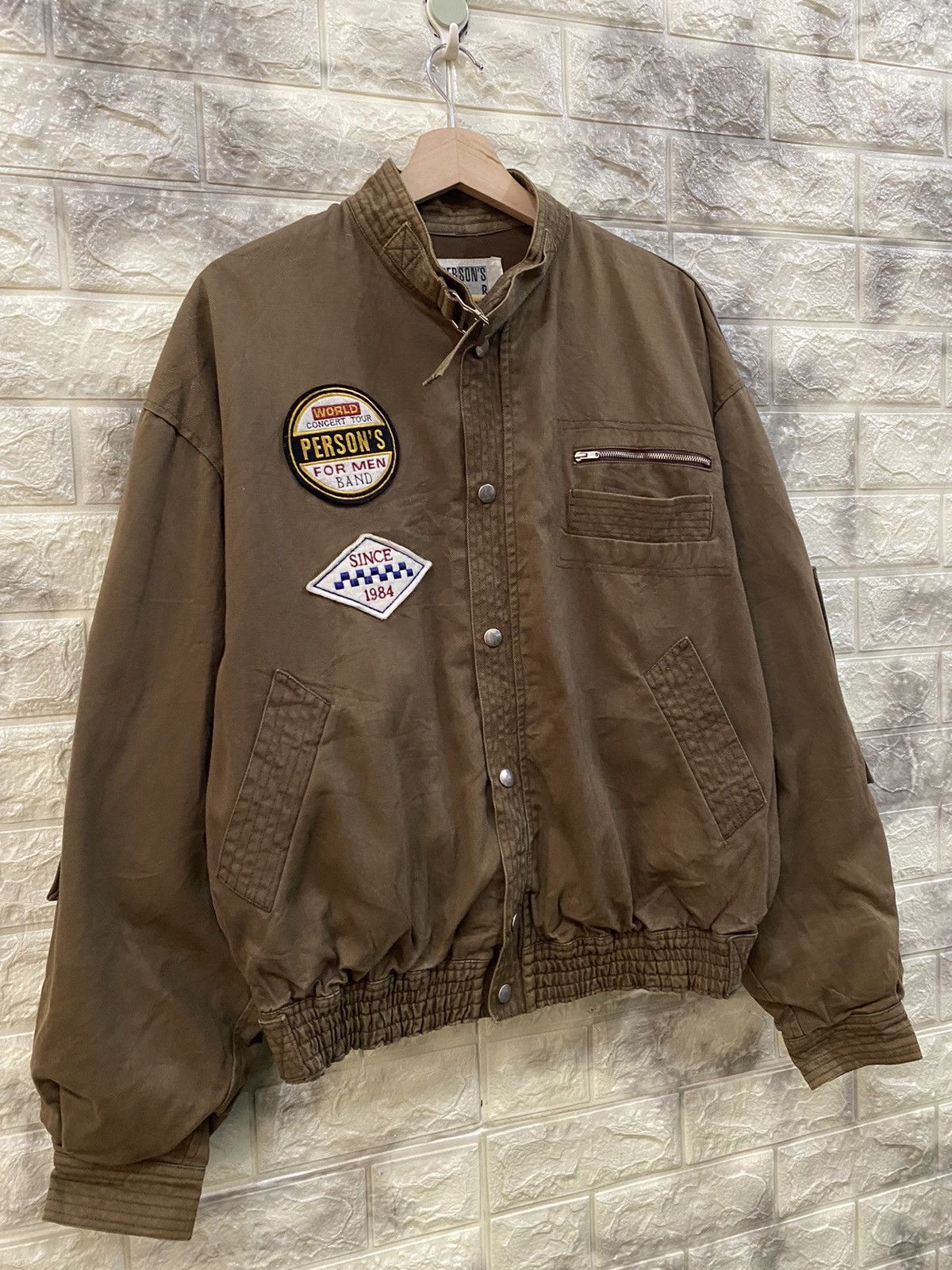 PERSON'S × Vintage Vintage Person’s Bomber cotton Jacket Size US M / EU 48-50 / 2 - 4 Thumbnail