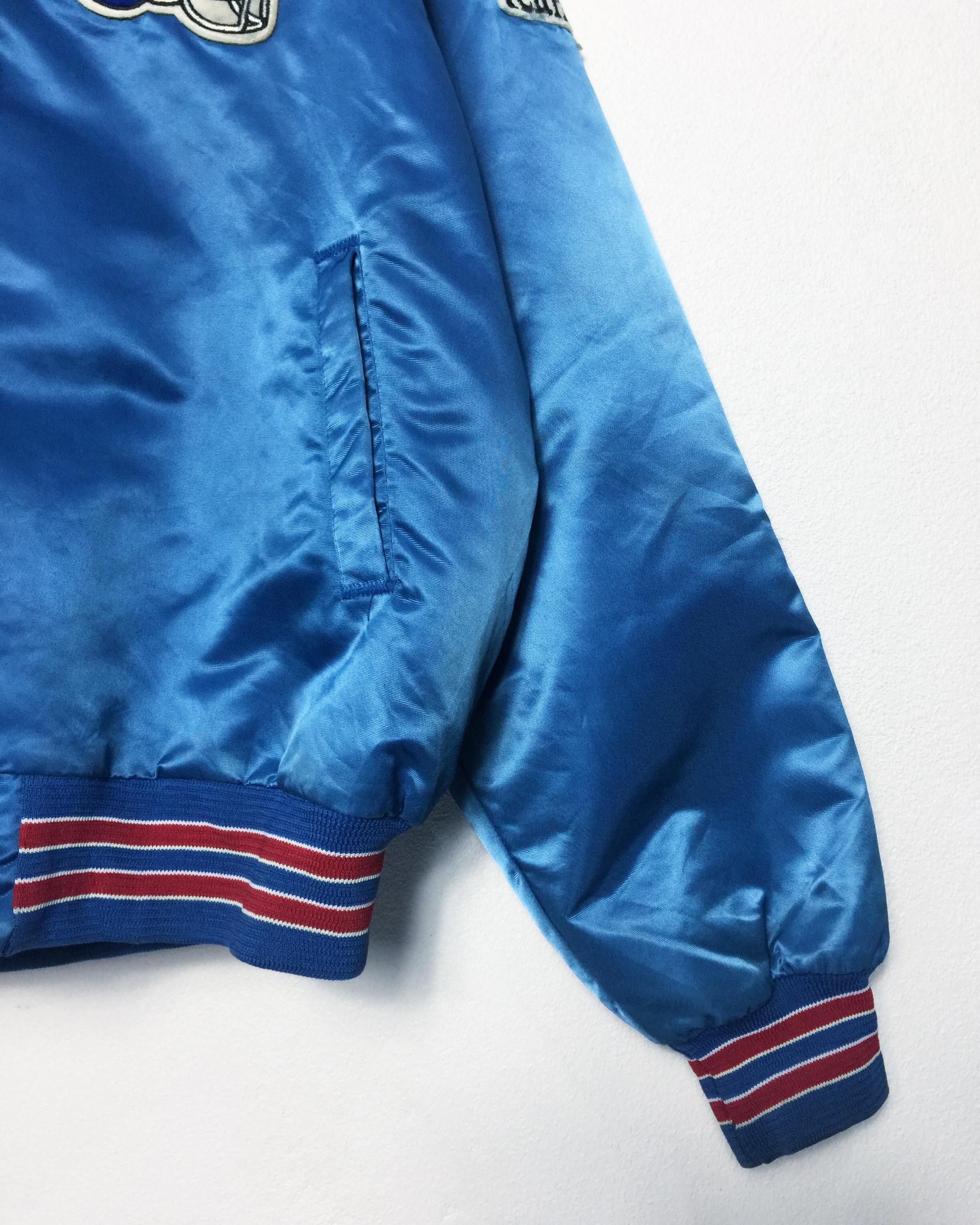 NFL Rare Vintage New York Giants NFL Bombers Jacket Made in USA Size US XL / EU 56 / 4 - 7 Thumbnail