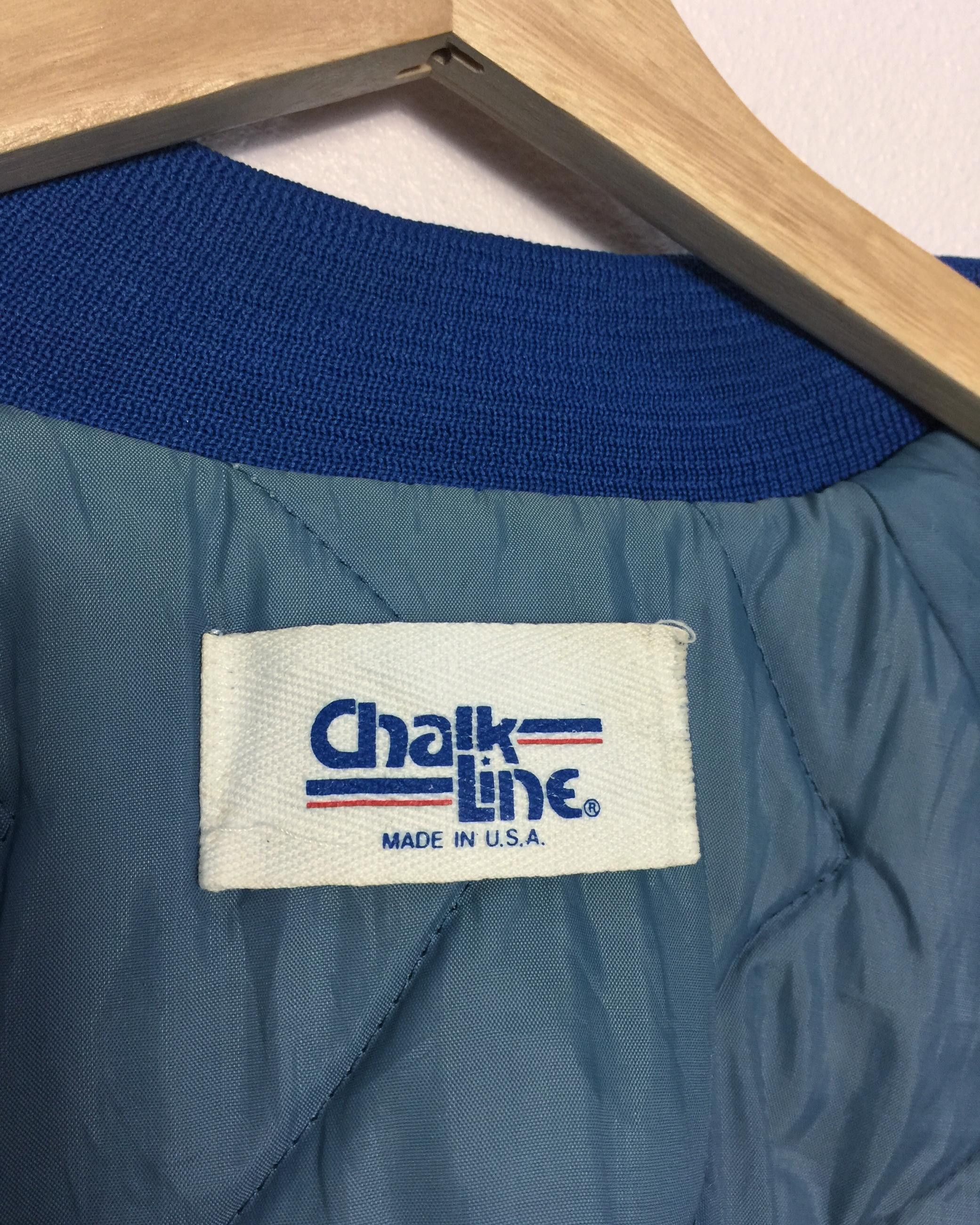 NFL Rare Vintage New York Giants NFL Bombers Jacket Made in USA Size US XL / EU 56 / 4 - 11 Thumbnail