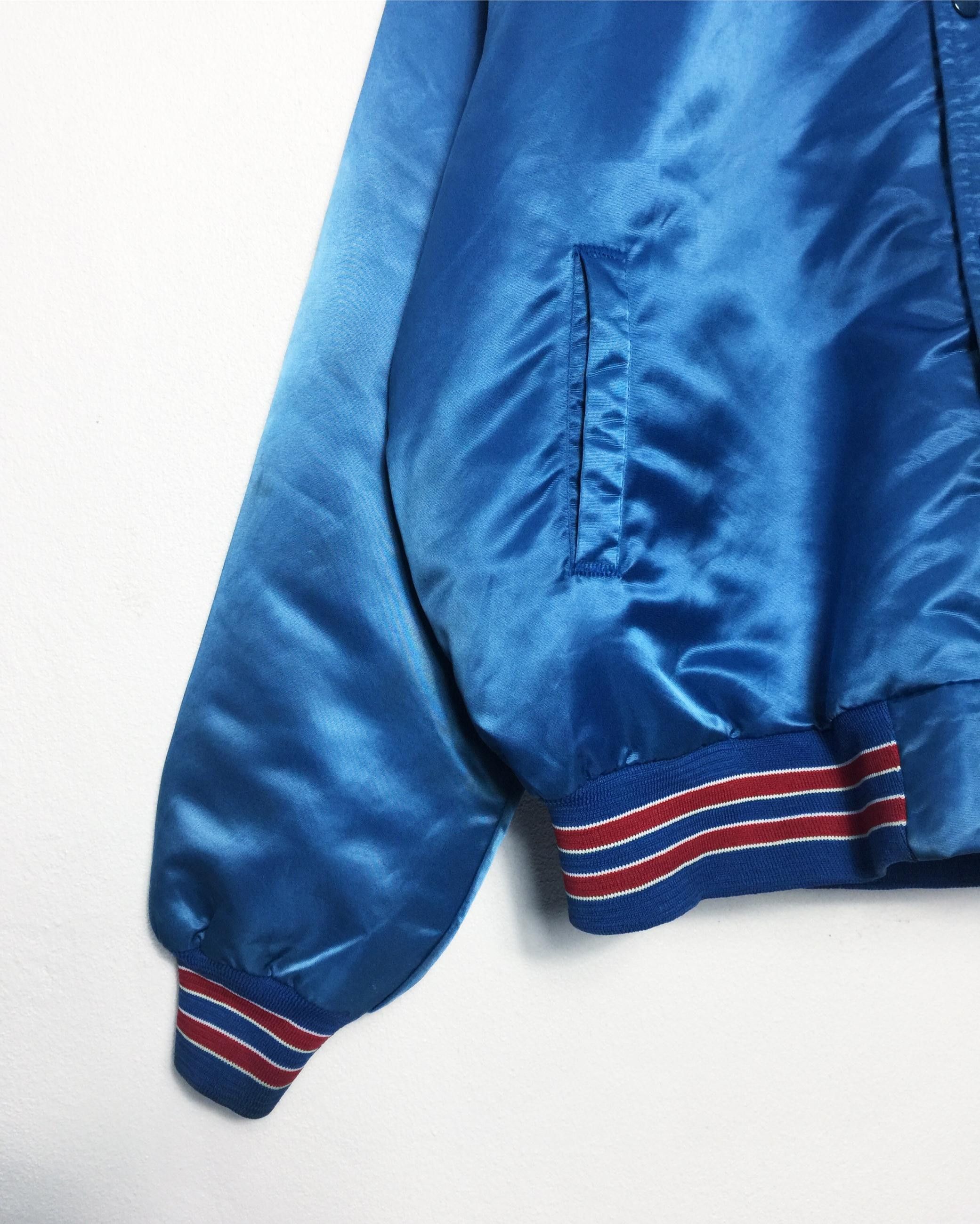 NFL Rare Vintage New York Giants NFL Bombers Jacket Made in USA Size US XL / EU 56 / 4 - 6 Thumbnail