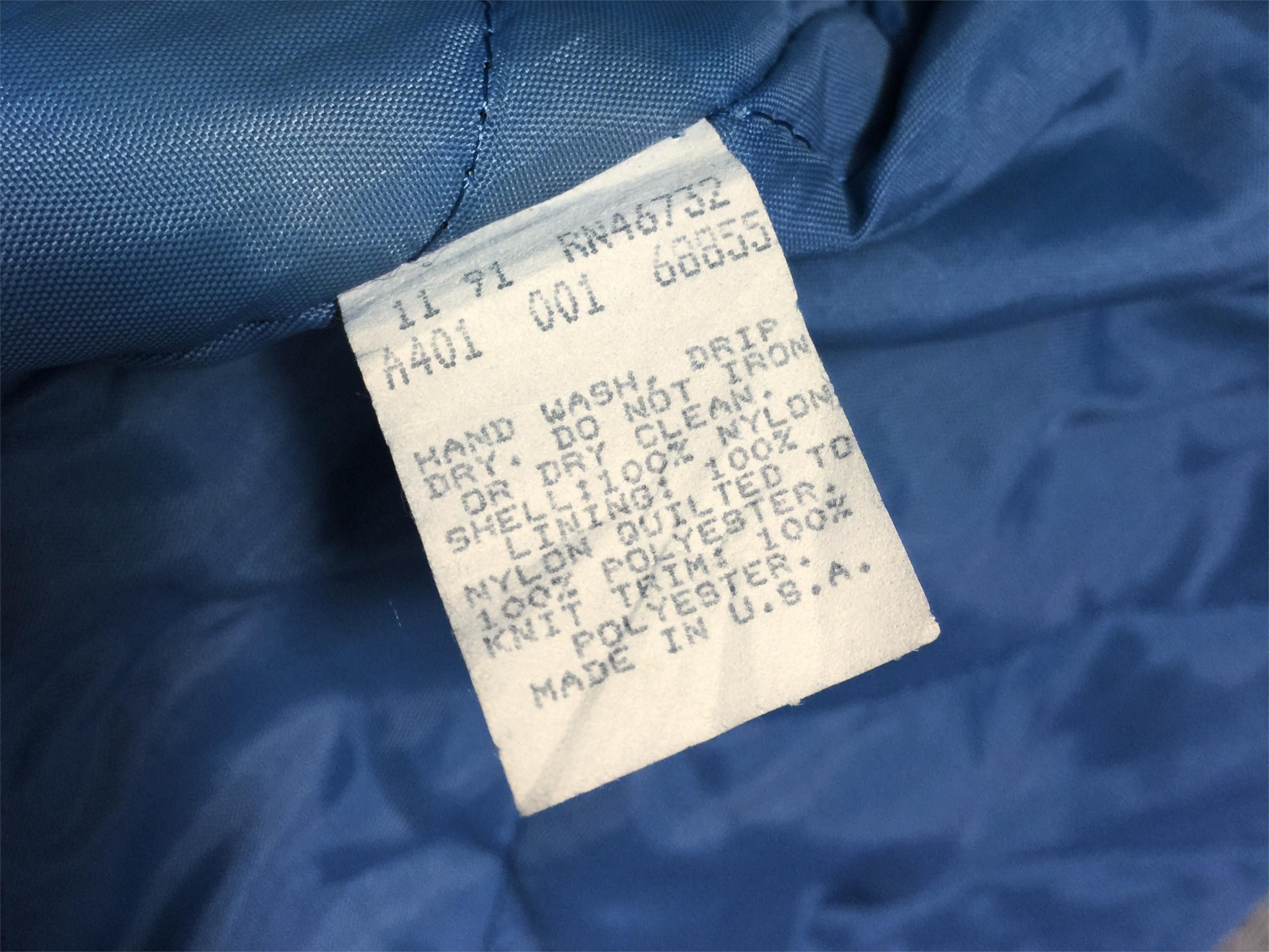 NFL Rare Vintage New York Giants NFL Bombers Jacket Made in USA Size US XL / EU 56 / 4 - 12 Thumbnail