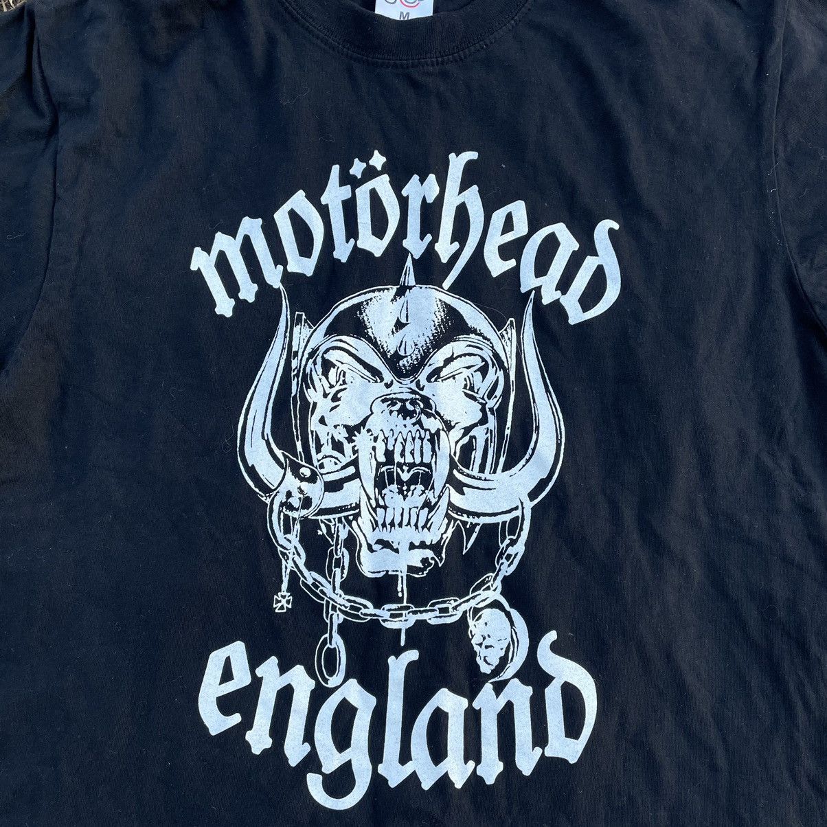 Vintage Vintage Motorhead Graphic Tee Punk Band Faded Black Slim M Size US M / EU 48-50 / 2 - 4 Thumbnail
