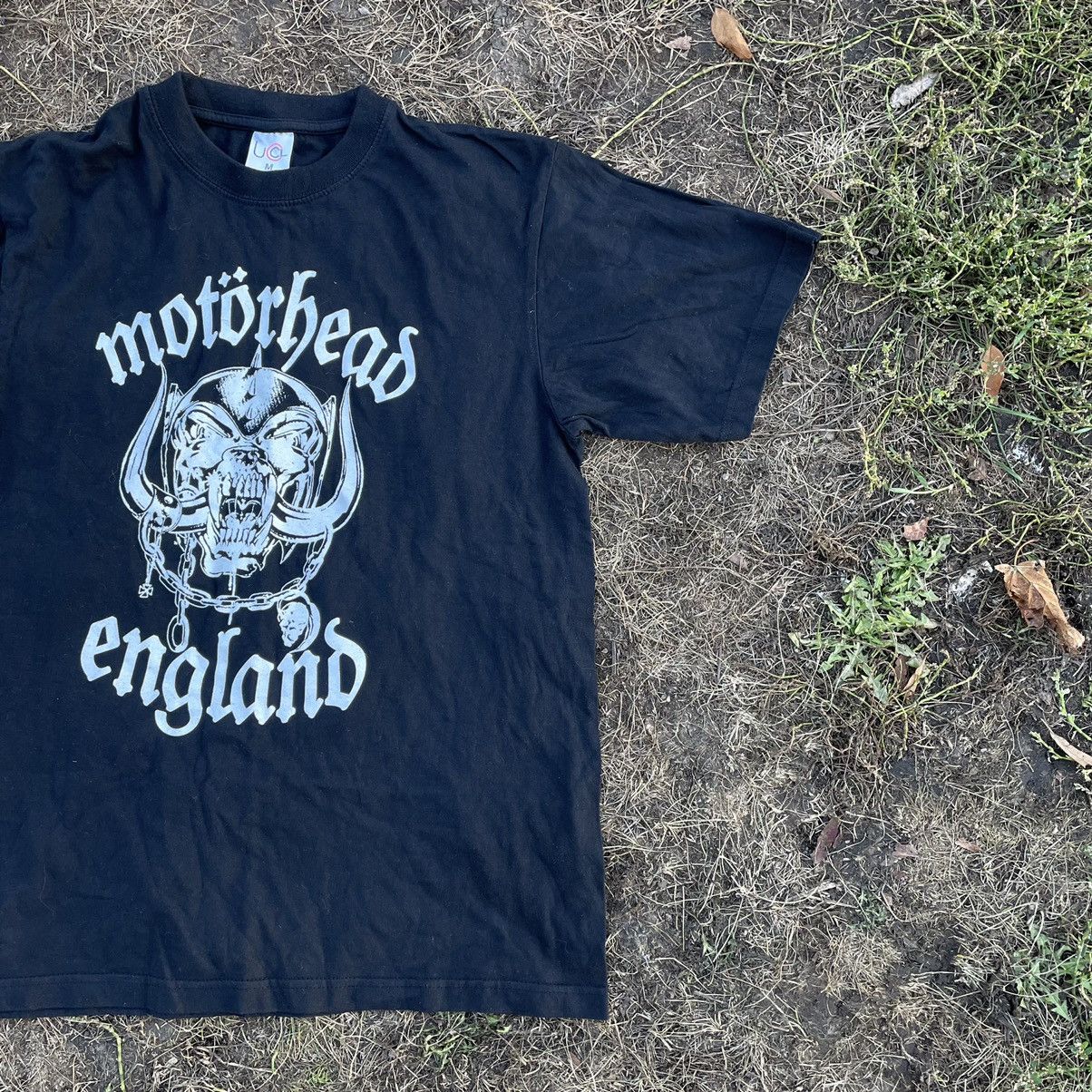 Vintage Vintage Motorhead Graphic Tee Punk Band Faded Black Slim M Size US M / EU 48-50 / 2 - 3 Thumbnail