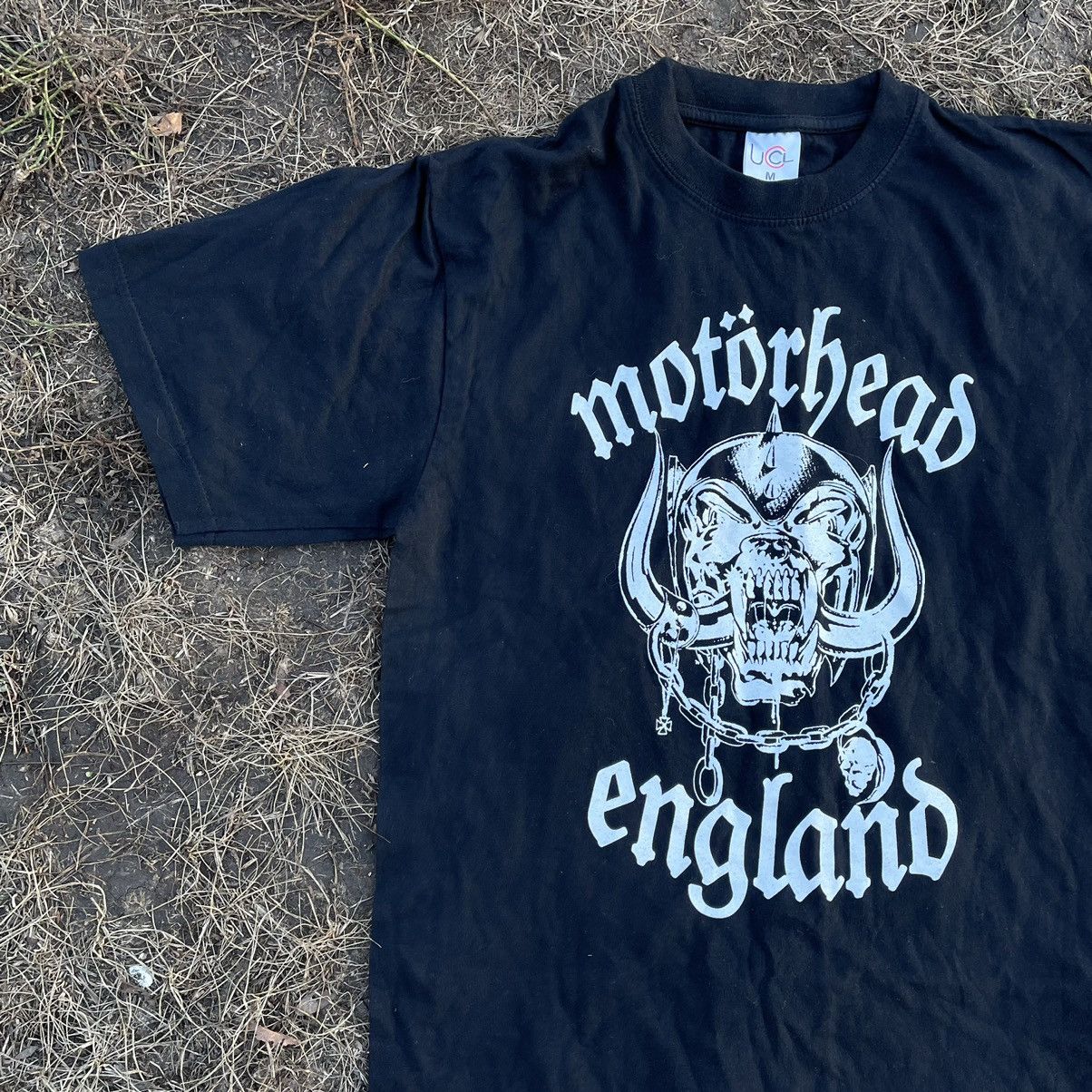 Vintage Vintage Motorhead Graphic Tee Punk Band Faded Black Slim M Size US M / EU 48-50 / 2 - 2 Thumbnail