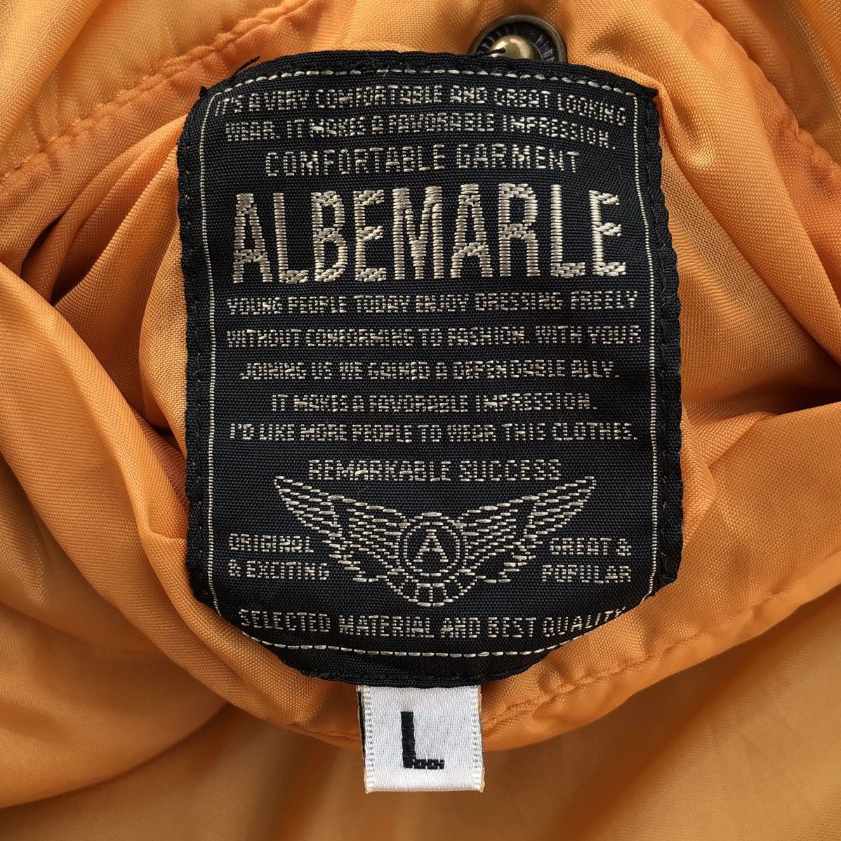 Vintage Vintage ALBEMARLE Ma-1 Bomber Jacket Size US L / EU 52-54 / 3 - 14 Thumbnail