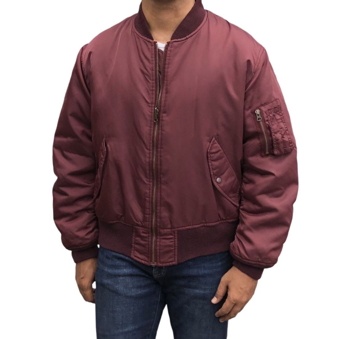 Vintage Vintage ALBEMARLE Ma-1 Bomber Jacket Size US L / EU 52-54 / 3 - 2 Thumbnail