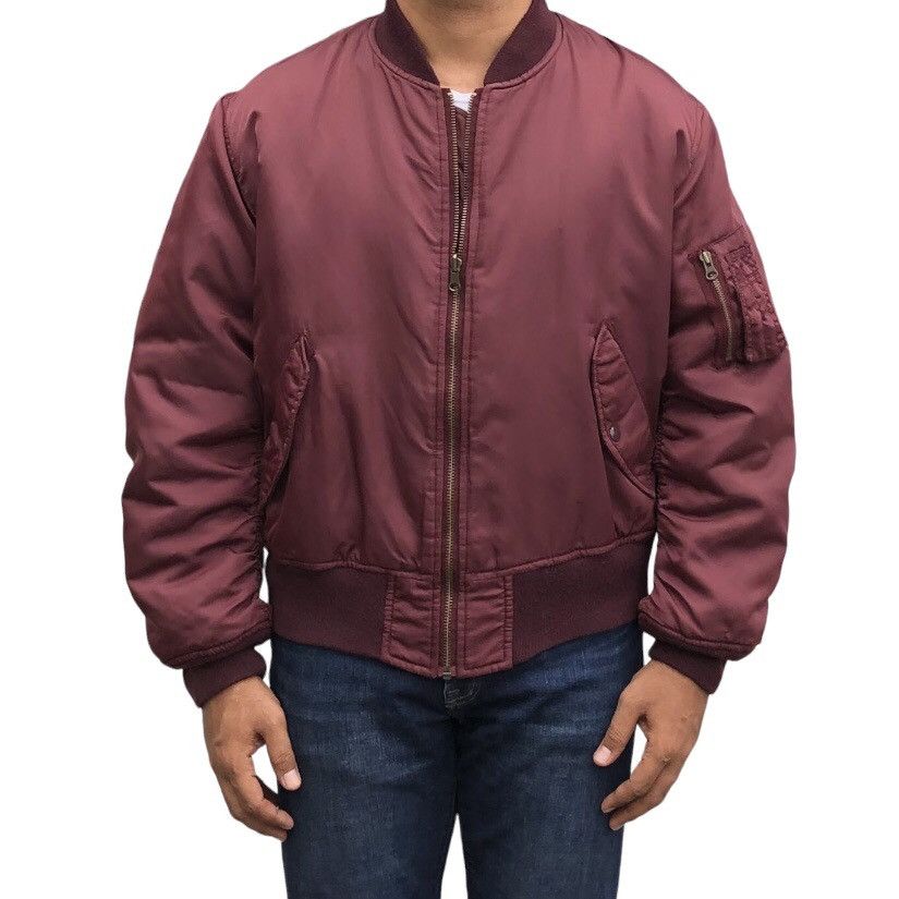 Vintage Vintage ALBEMARLE Ma-1 Bomber Jacket Size US L / EU 52-54 / 3 - 3 Thumbnail
