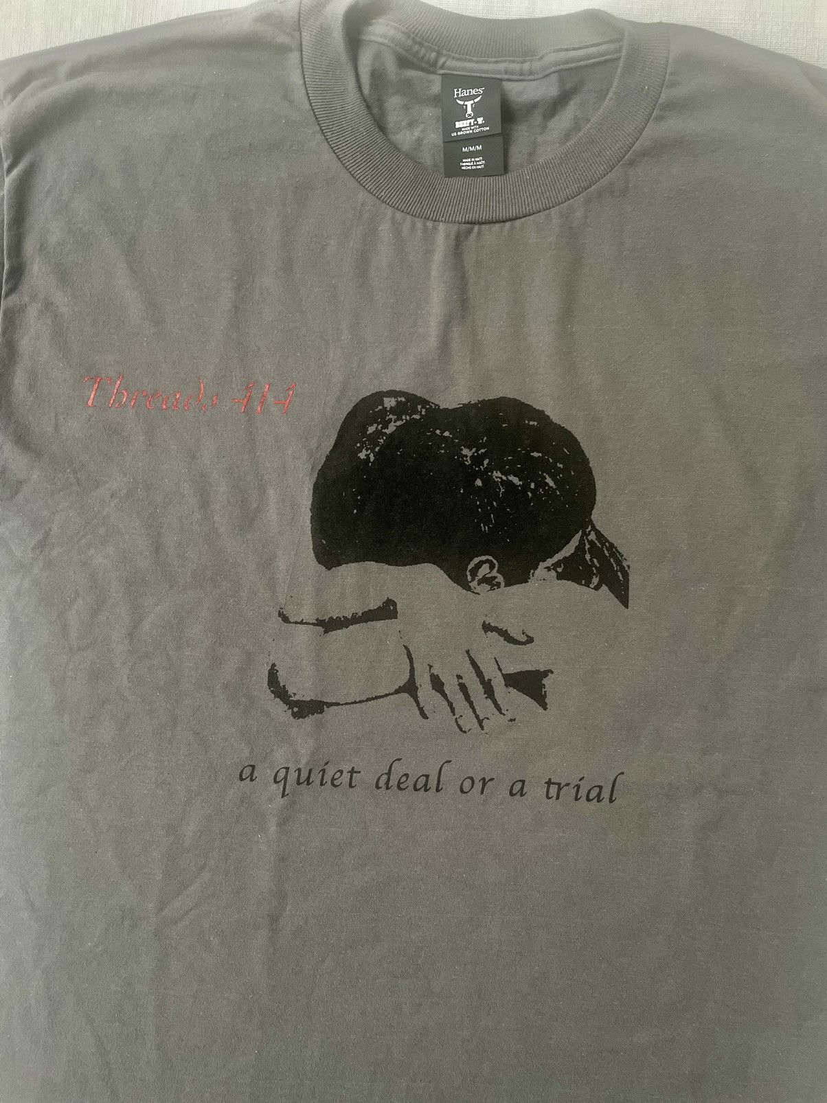 Vintage A quiet deal tee Size US L / EU 52-54 / 3 - 3 Thumbnail