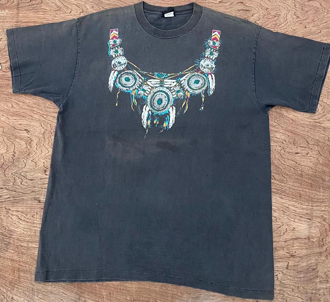 image of Tee American Heritage Native America A26 in Black, Men's (Size XL)