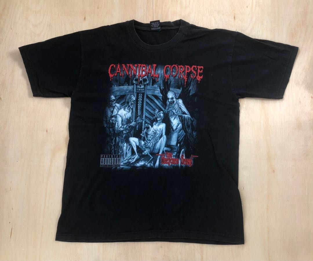 image of Band Tees x Vintage Tee Cannibal Corpse C13 in Black, Men's (Size XL)