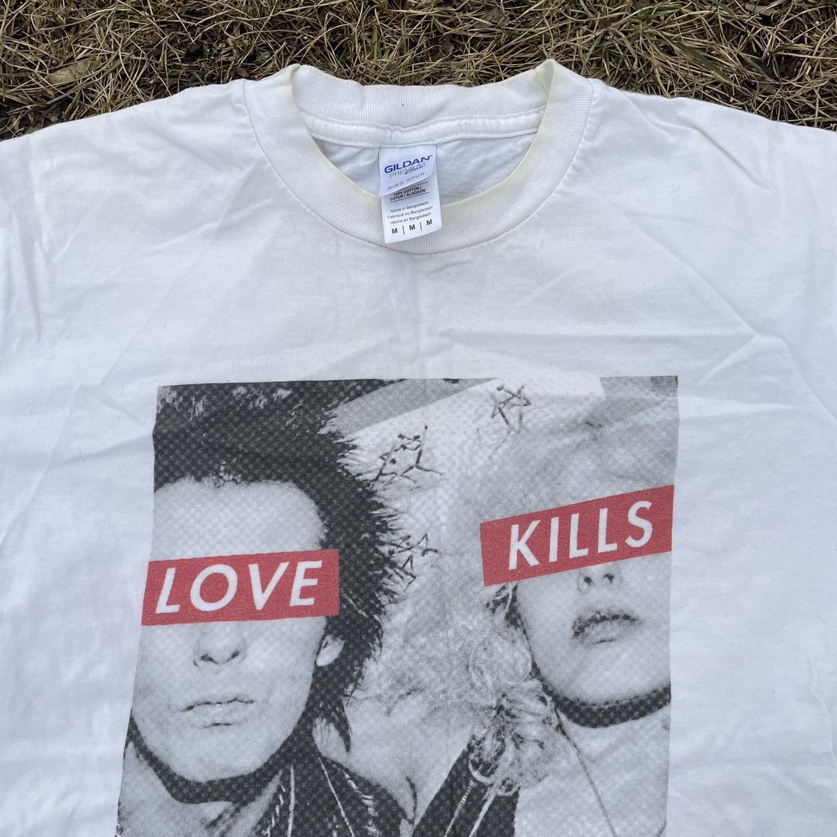 Band Tees Vintage Tee 90s Love Kills Skulls Vamp Dead Face M Size US M / EU 48-50 / 2 - 5 Thumbnail