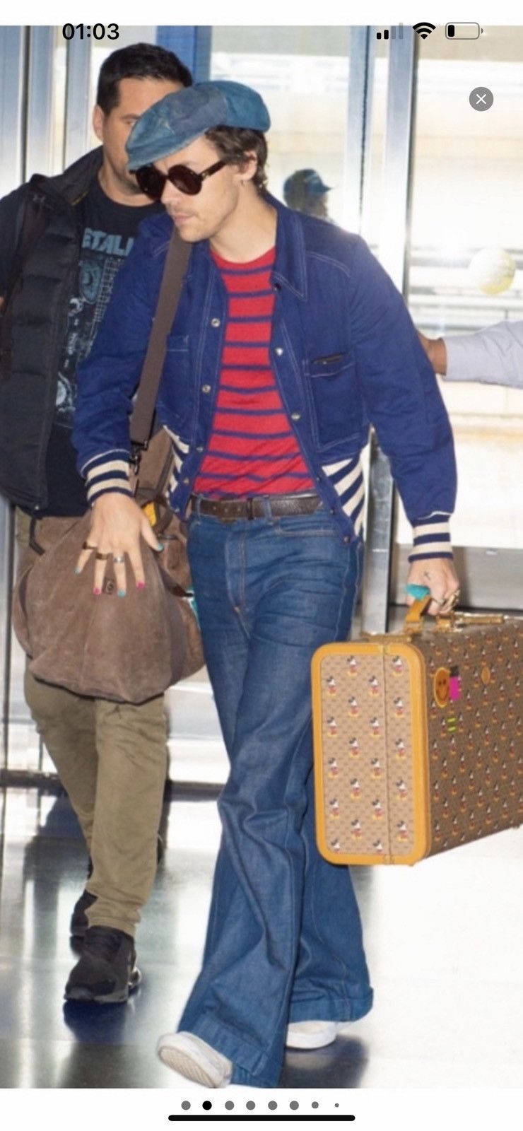 Gucci flared jeans as worn by Harry styles