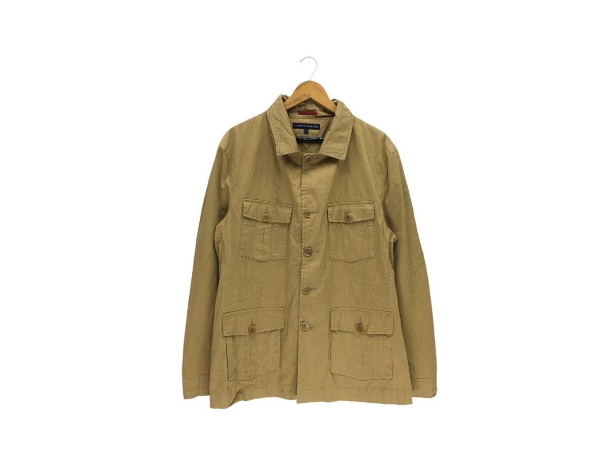 Japanese Brand × Tommy Hilfiger × Vintage Vintage Tommy Hilfiger Multi Pocket Jacket Size US M / EU 48-50 / 2 - 1 Thumbnail