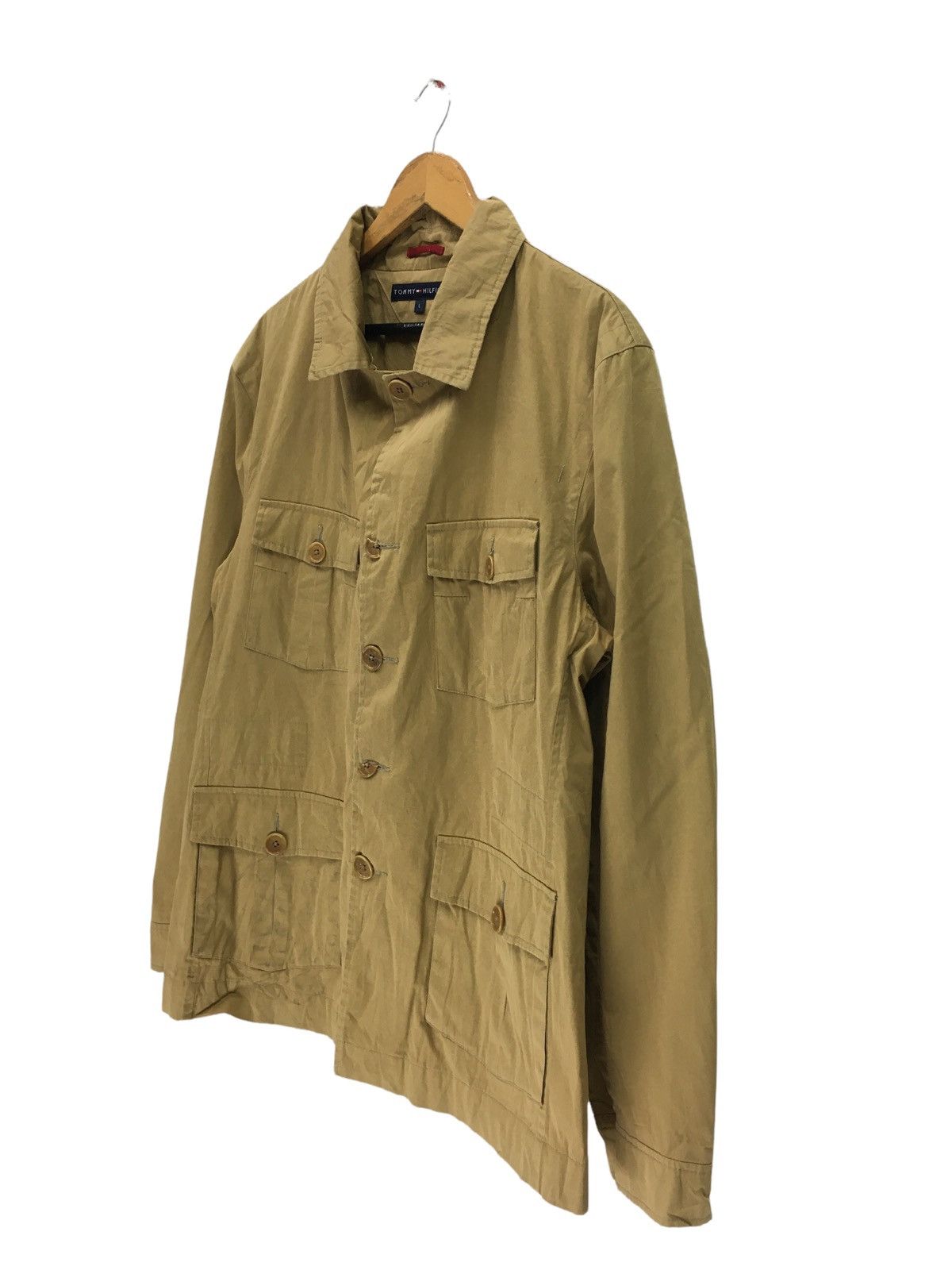 Japanese Brand × Tommy Hilfiger × Vintage Vintage Tommy Hilfiger Multi Pocket Jacket Size US M / EU 48-50 / 2 - 6 Thumbnail