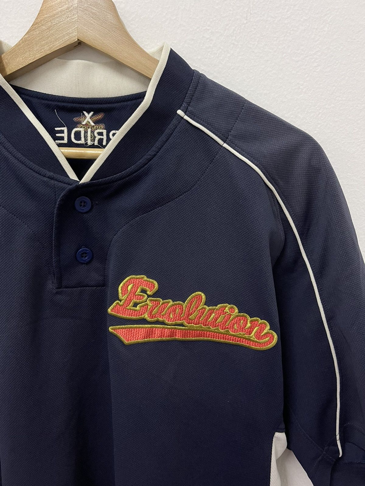 Mizuno × Vintage Vintage Mizuno Mini Logo Half Button Jersey Size US M / EU 48-50 / 2 - 2 Thumbnail